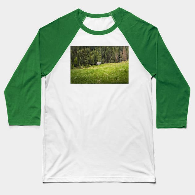 Picturesque Carpathians Scene Baseball T-Shirt by psychoshadow